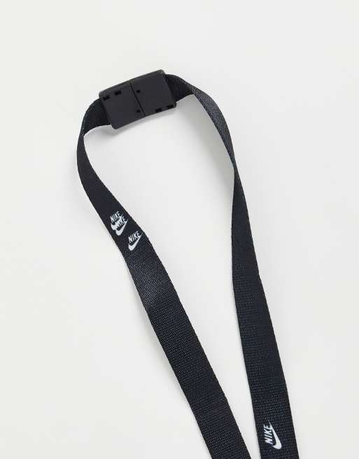 Nike lanyard ID badge in black ASOS