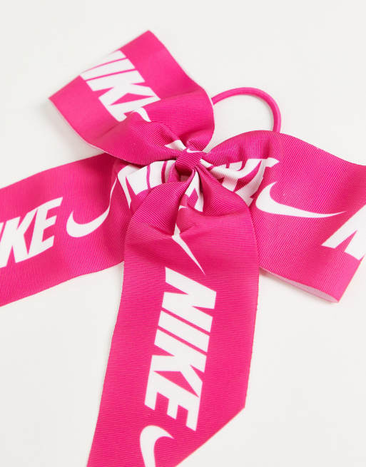 Pink nike head outlet tie