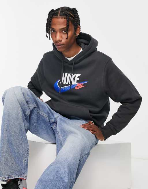 Nike large logo hoodie hotsell