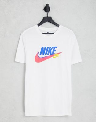 Nike large logo t-shirt in white - ASOS Price Checker