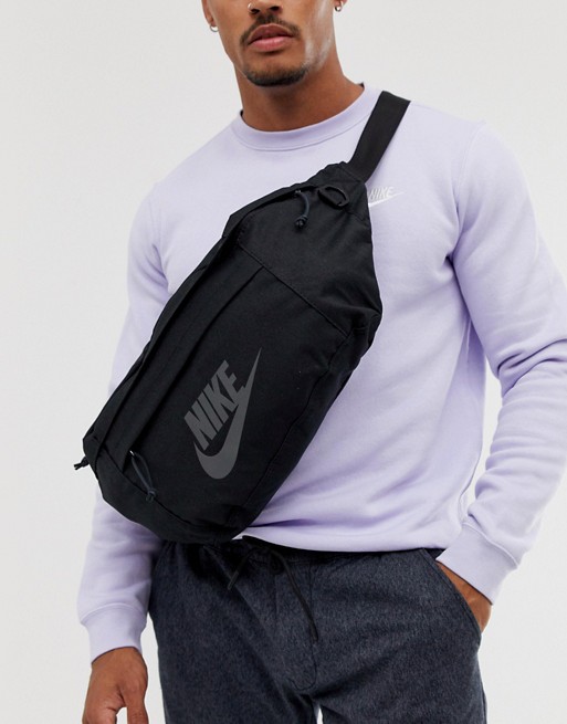 Nike large tech bum bag in black | ASOS