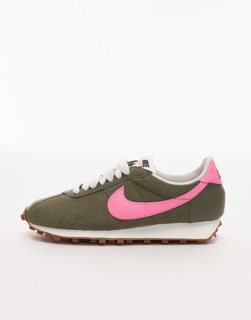 Nike LD-1000 corduroy sneakers in green and pink, 2 of 5