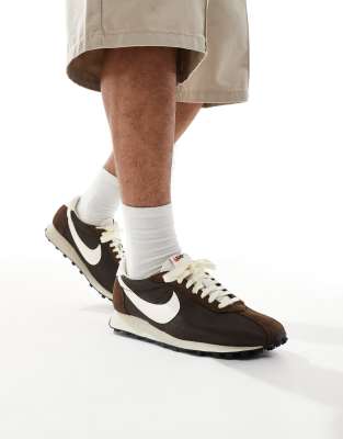 Nike Ld-1000 Man Sneakers Dark Brown Size 9.5 Textile Fibers In Brown