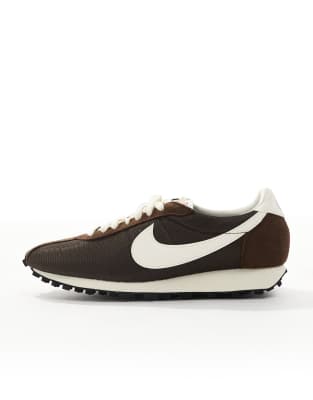 Nike Ld-1000 Man Sneakers Dark Brown Size 9.5 Textile Fibers In Brown