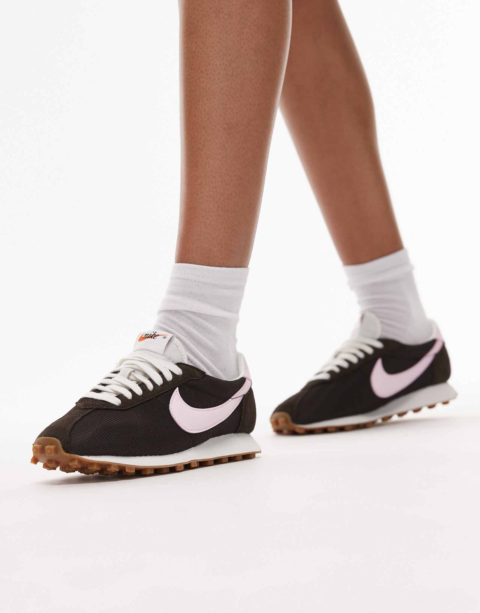 Кроссовки Nike LD-1000 коричневого и розового цветов