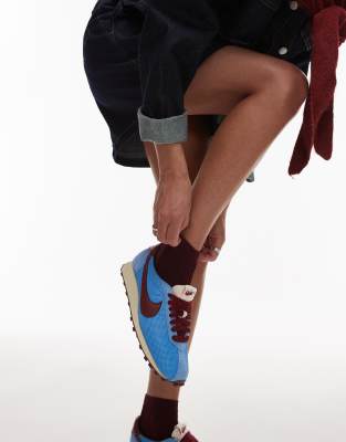 Nike Nike LD-1000 trainers in blue and burgundy