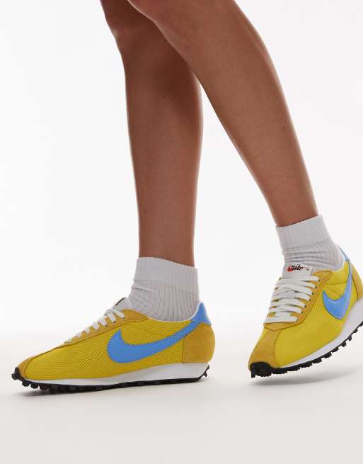 Nike LD-1000 trainers in yellow and blue, 5 of 5