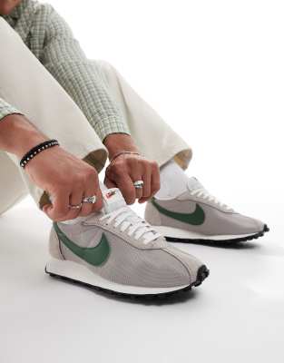 Nike – LD-1000 – Unisex – Grå och gröna träningsskor - view 1