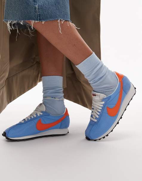 Nike LD-1000 unisex trainers in blue and orange - view 1