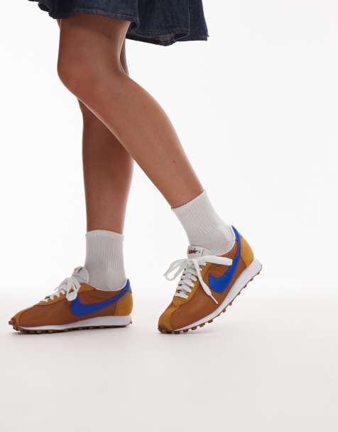 Nike LD-1000 unisex trainers in tan and blue - view 1