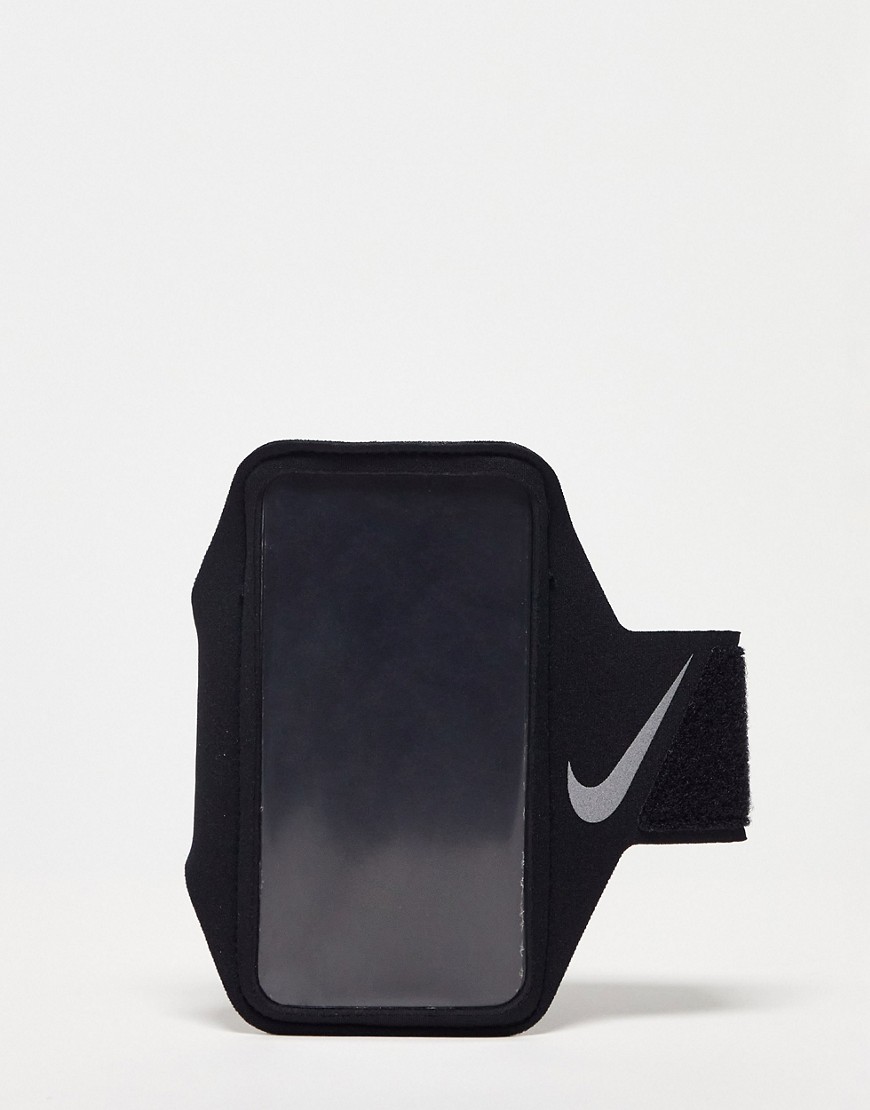 Nike Lean arm band phone case in black