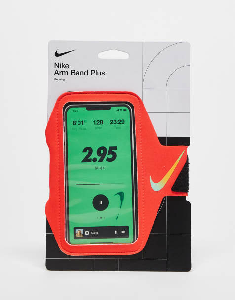 Nike - Lean Arm Band Plus - Rødt/lilla træningsarmbånd - view 1