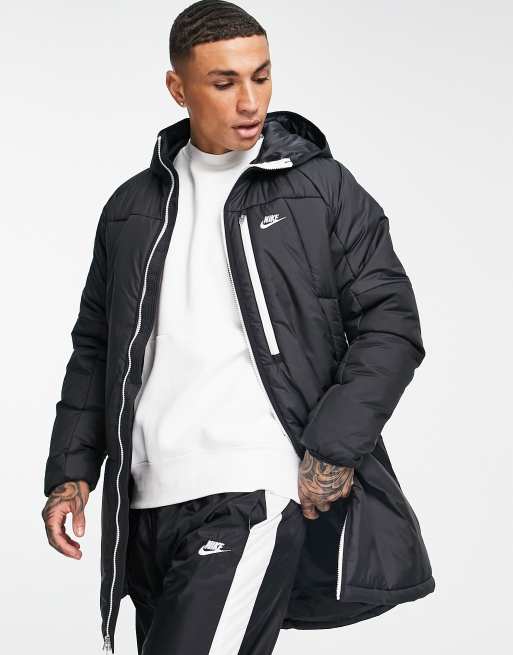 Nike mens best sale long jacket