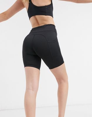 Nike legging shorts in black with mini 