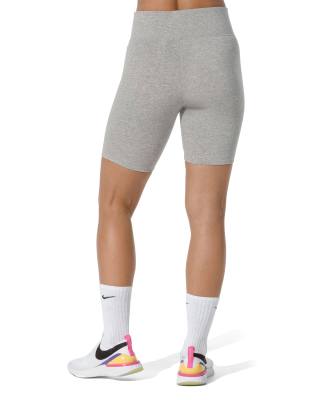 nike legging shorts in grey