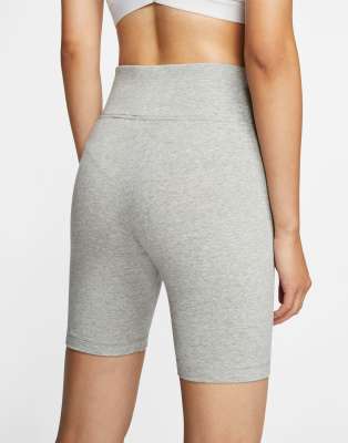 nike legging shorts in grey