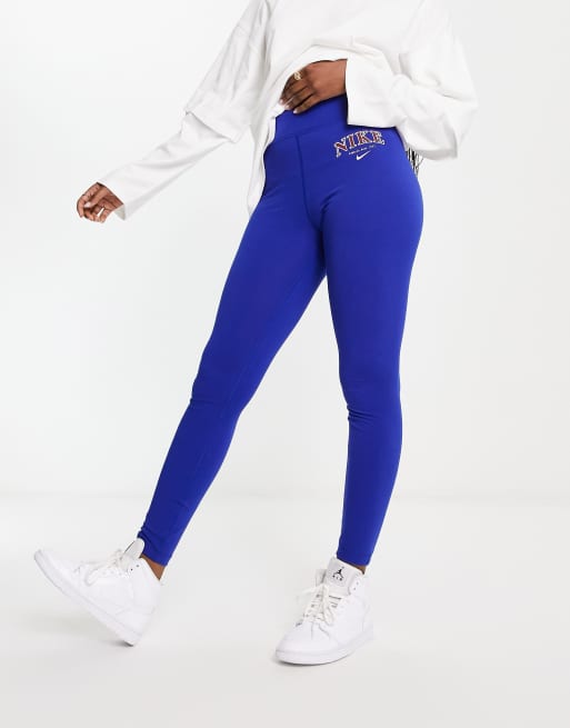 Nike Legging style universitaire Bleu roi ASOS