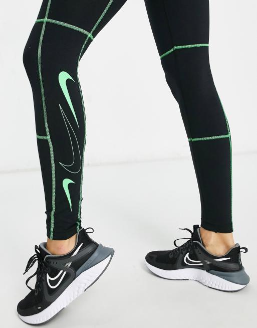 Legging Femme Nike Sportswear Swoosh Noir