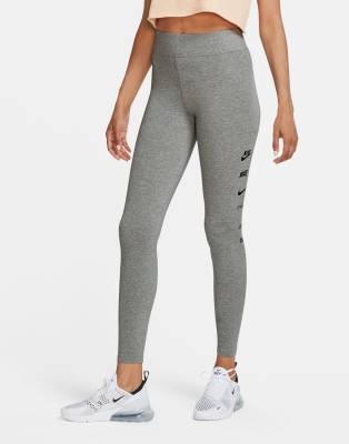 Nike Training one tight luxe legging in grey marl