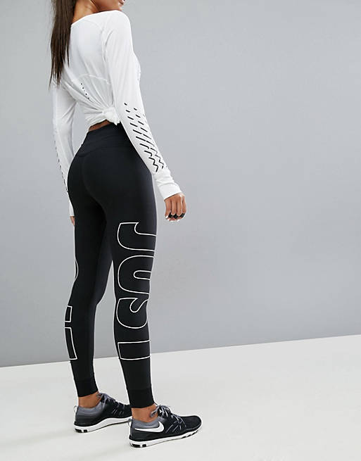 Nike Leggings With Large Just Do It Logo
