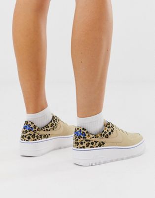 nike air force leopard print shoes