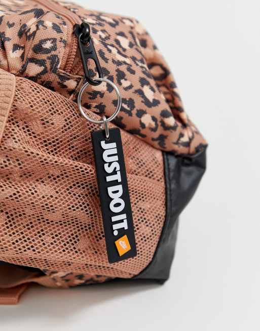 Nike leopard print just do it mini backpack