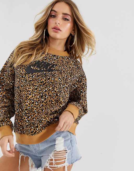 Asos hotsell nike leopard