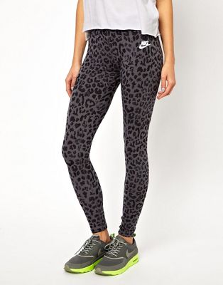 leopard nike tights