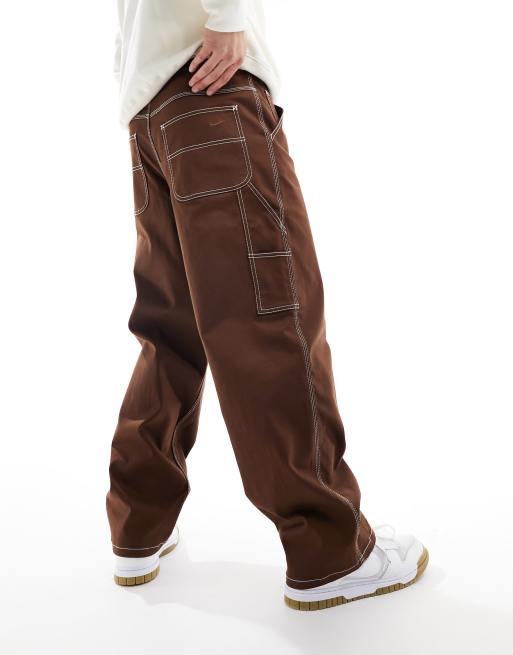 Nike Life carpenter pants in brown