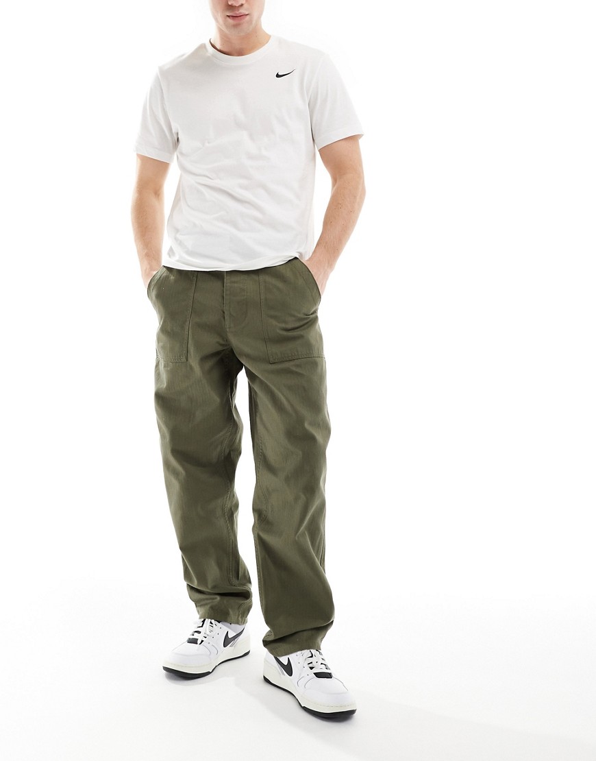 Nike Life Fatigue Pants In Khaki-green