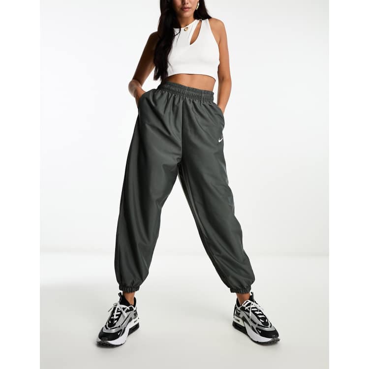 Nike air logo track cheap pants grey