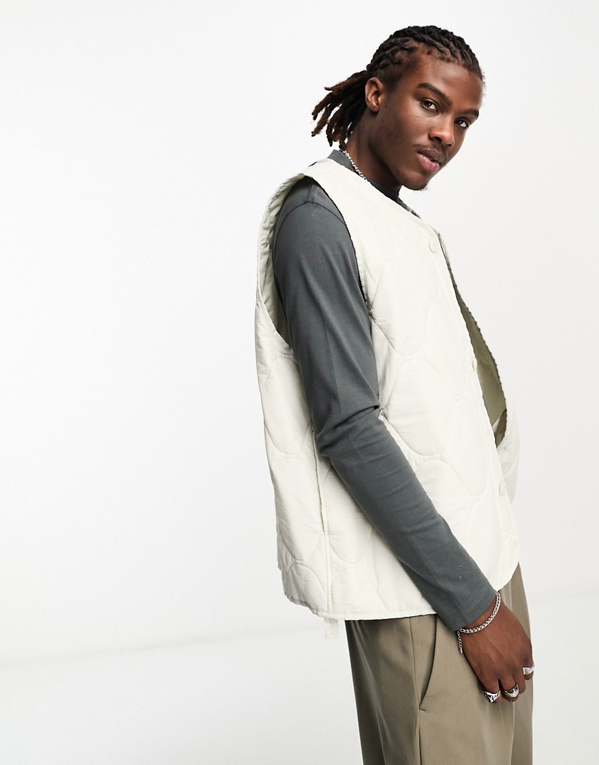 Nike Life insulated woven gilet in grey