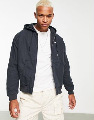 Nike life padded hooded jacket in black - ASOS Price Checker