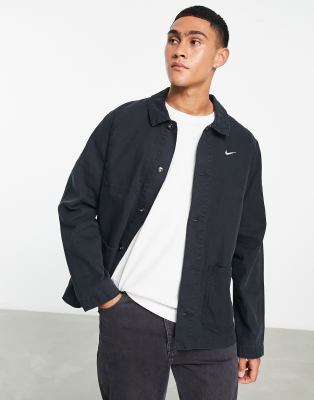 Nike Life premium chore jacket in black - ASOS Price Checker