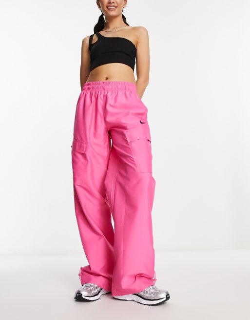 Nike woven sales pants pink