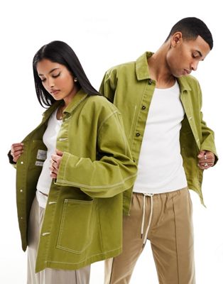 Nike Life Unisex chore jacket in green