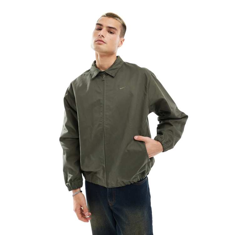 Nike Life woven harrington jacket in khaki | ASOS