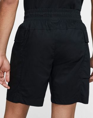 black nike cargo shorts