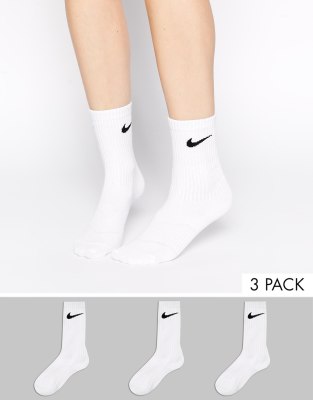 asos white nike socks