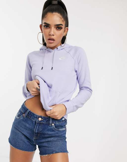 Nike lilac essentials hoodie