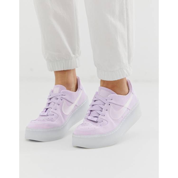 Nike Lilac Ice Air Force 1 Sage Trainers ASOS