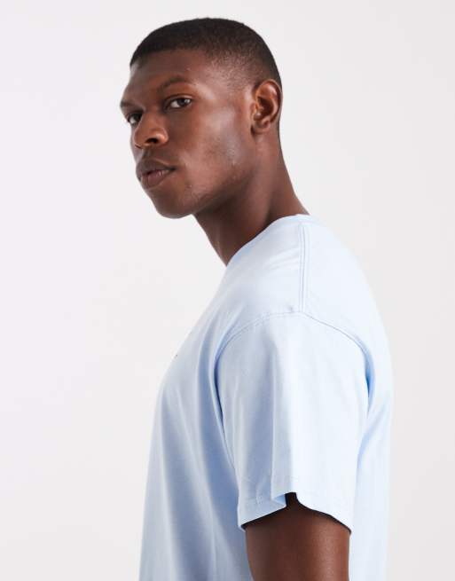Nike – Line Art – Ljusblå t-shirt i loose fit med tryck, 4 av 5