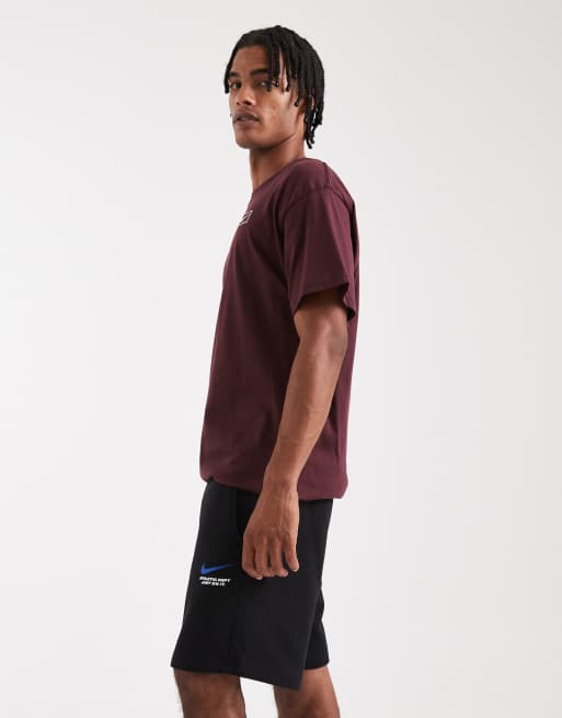 Nike - Line Art - Pantaloncini in pile neri, 3 di 5