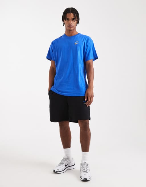 Nike - Line Art - T-shirt blu con grafica, 2 di 5