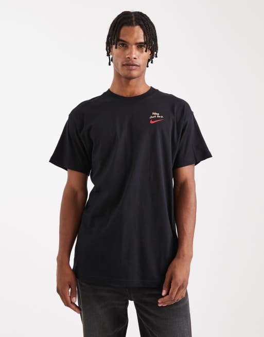 Nike - Line Art - T-shirt nera con grafica, 3 di 5