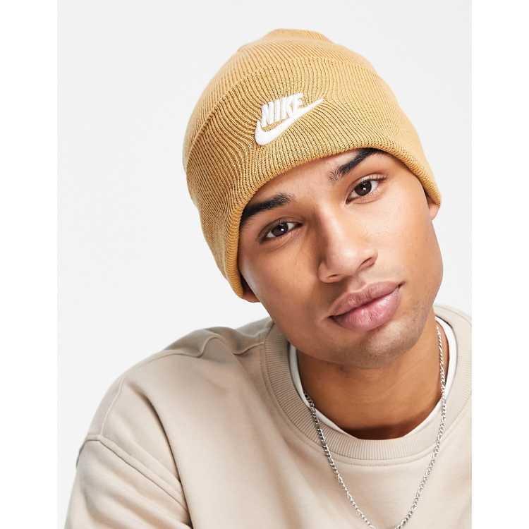 nike tan beanie