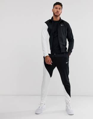 nike logo contrast track jacket