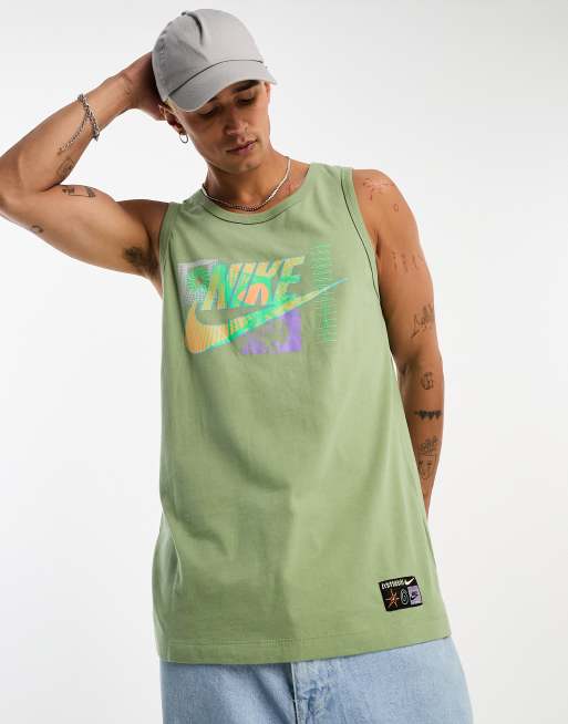 Nike logo tank cheap