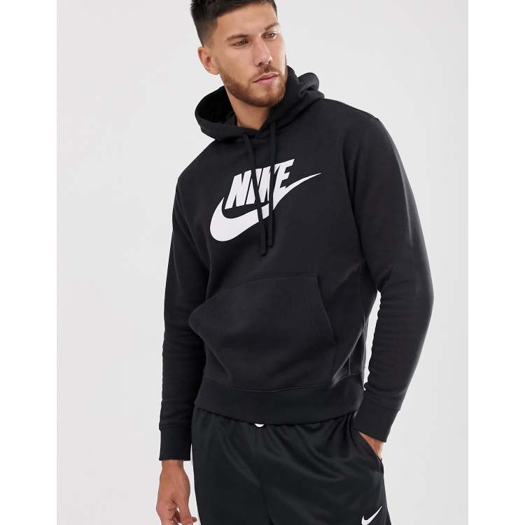 Nike black store logo hoodie