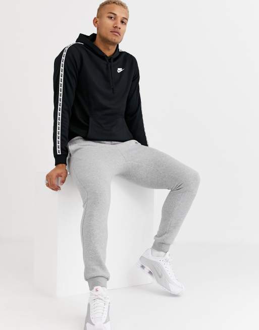 Nike swoosh taped hoodie hot sale